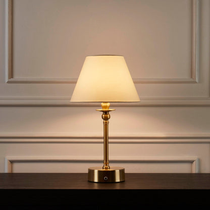 Classic Brass LED Portable Table Lamp - Cofik