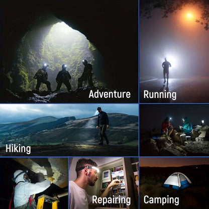 Bright Waterproof Rechargeable LED Headlight
