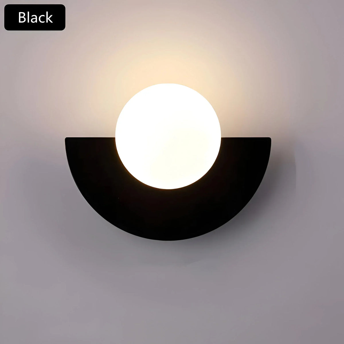 LumiGlow – Modern Semicircle Wall Light