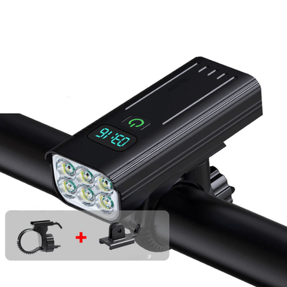 Bright 5000 Lumen LED Bike Front Light Rechargeable - Cofik