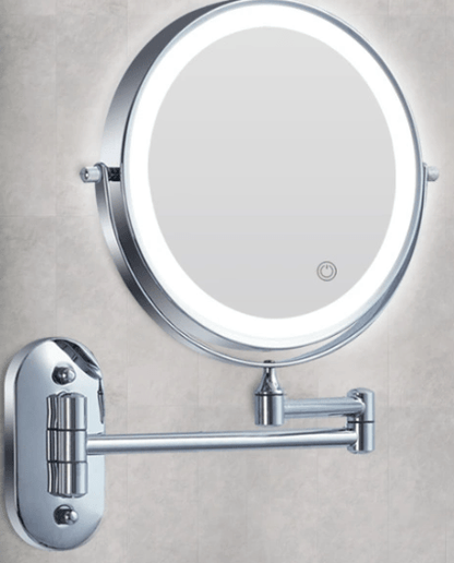 Bright LED Makeup Mirror with Rechargeable Touch Screen