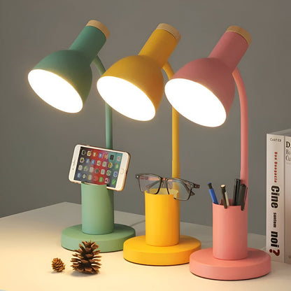 Bright LED Office Desk Light with Storage