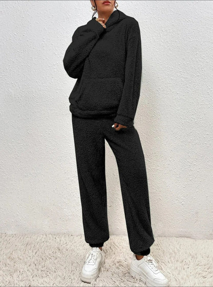 LuxeCuddle Ultra-Comfortable Teddy Hoodie Pajama | Treat Yourself to Unmatched Comfort and Style for Relaxation at Home