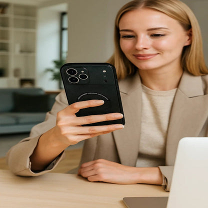 Luxury Leather iPhone Case with MagSafe Compatibility - Cofik