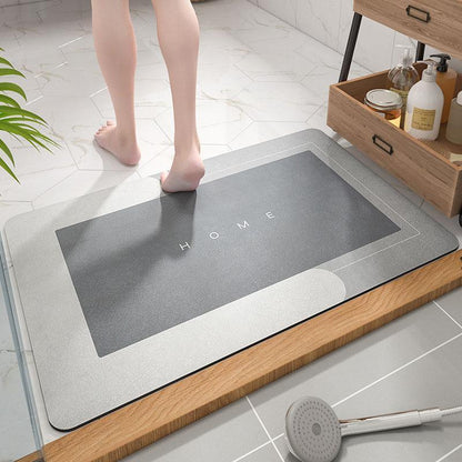 Absorbent Anti-Slip Bathroom Floor Mat