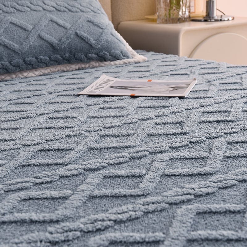 Soft Stretchy Fitted Bed Sheet Set with Elastic