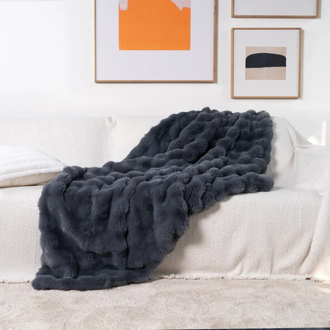 Plush Velvet Throw Blanket