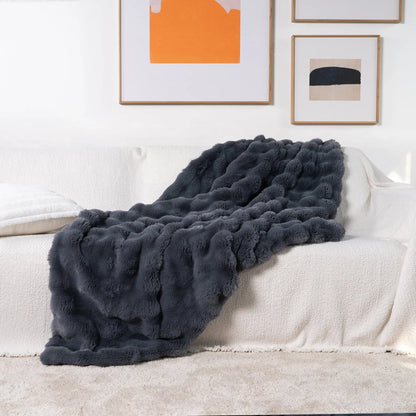 Plush Velvet Throw Blanket