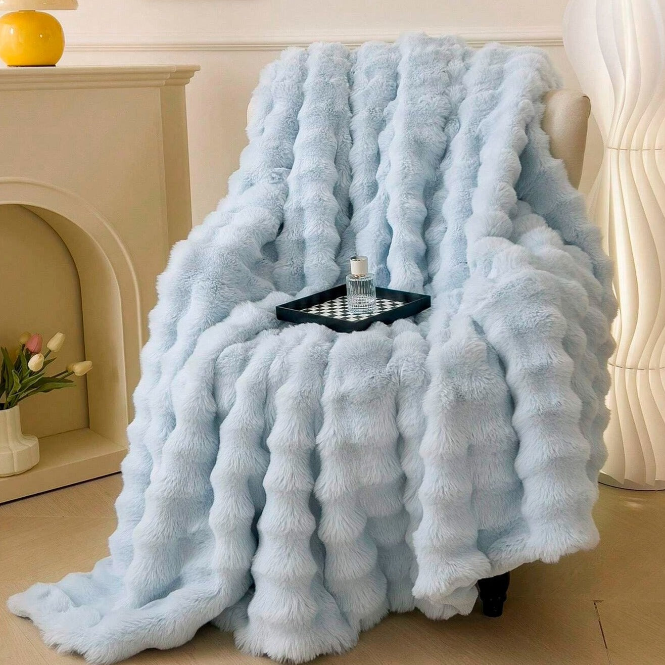 Plush Velvet Throw Blanket