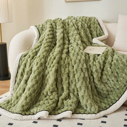 Cozy Faux Fur Warm Throw Blanket