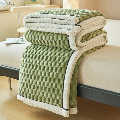 Cozy Faux Fur Warm Throw Blanket