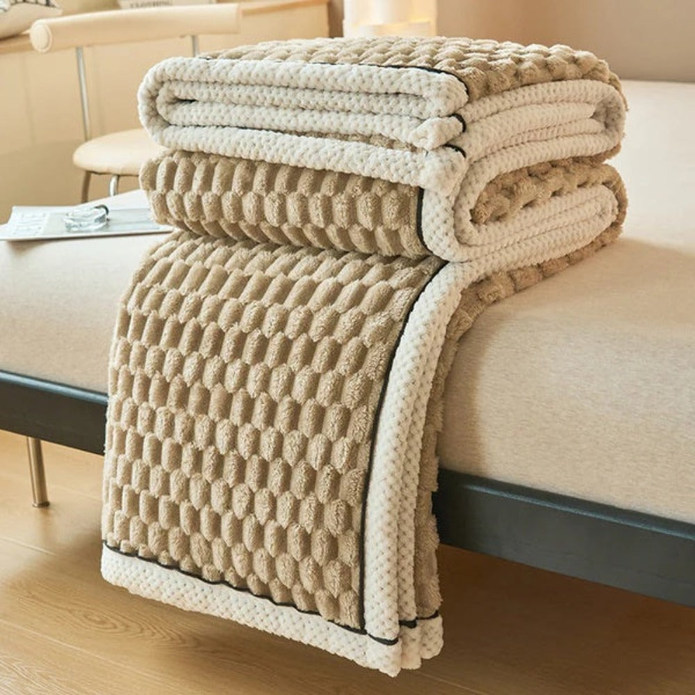 Cozy Faux Fur Warm Throw Blanket