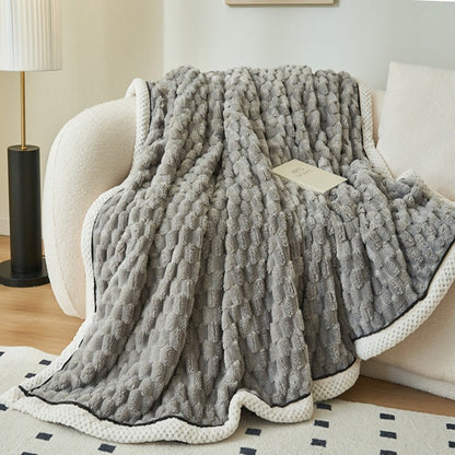 Cozy Faux Fur Warm Throw Blanket