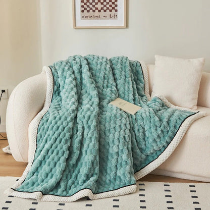 Cozy Faux Fur Warm Throw Blanket