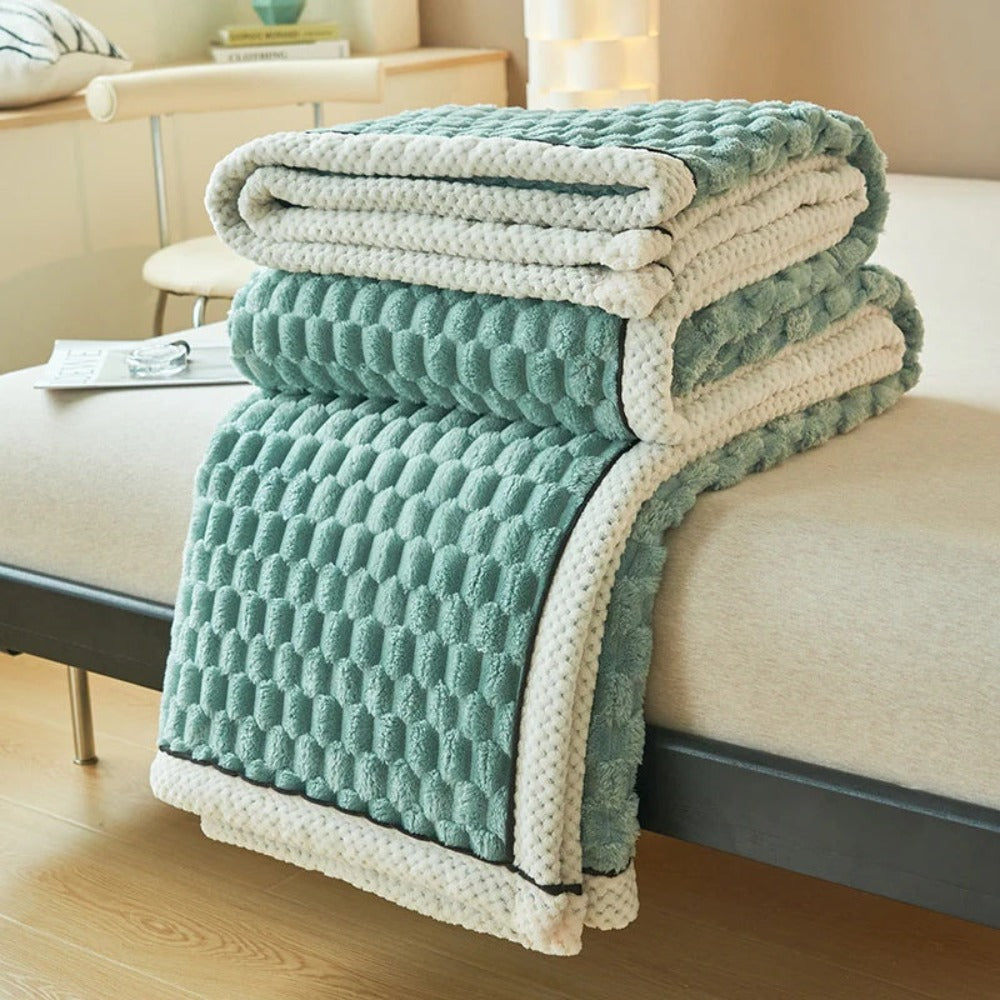 Cozy Faux Fur Warm Throw Blanket