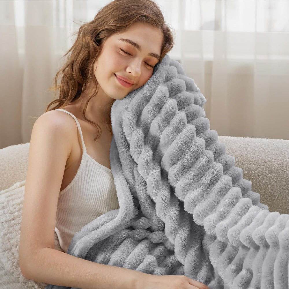 Plush Velvet Throw Blanket