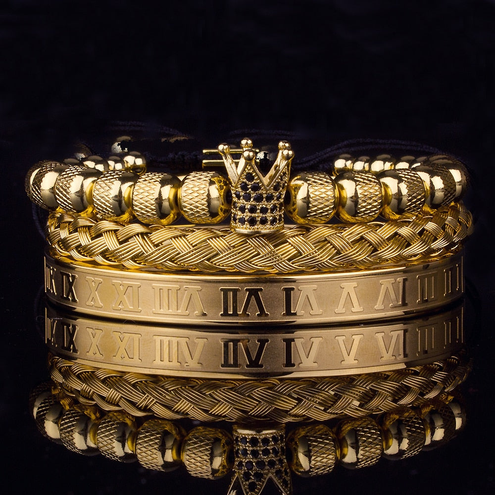 Luxury Crown Bracelet Set