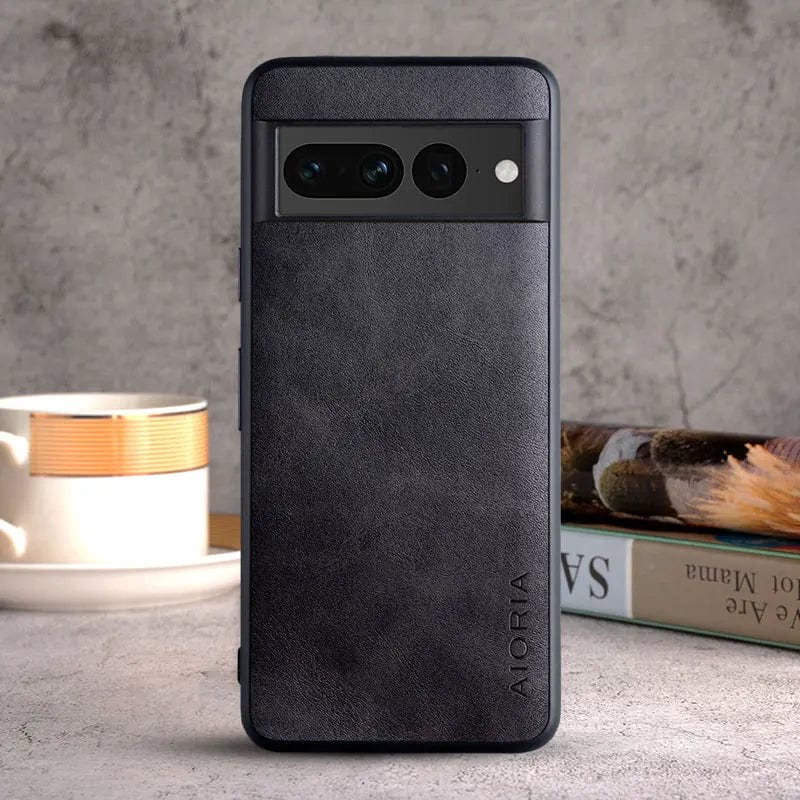 Premium Leather Google Pixel Cases with Shockproof Protection