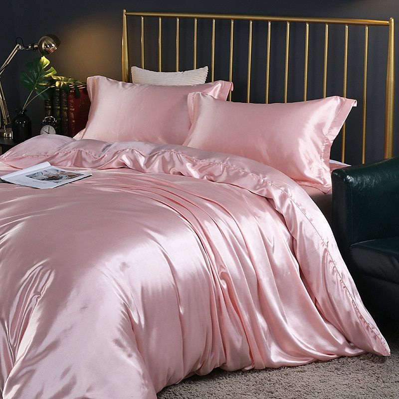 Soft Premium Silk Bedding Set 4 Piece