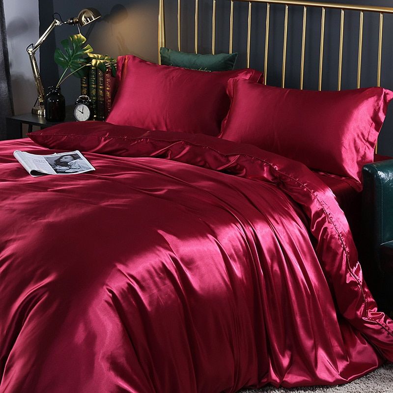 Soft Premium Silk Bedding Set 4 Piece