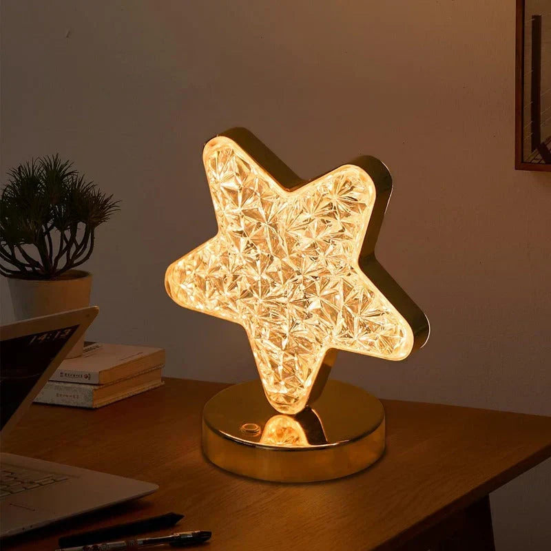 Magical Crystal Table Lamp with Dimming Function - Celestia