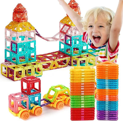 MagnaBuilder Set - Creative magnetic toy for little builders aged 4 and over