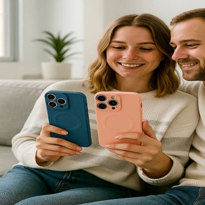 Flexible Magnetic Silicone iPhone 17 Case