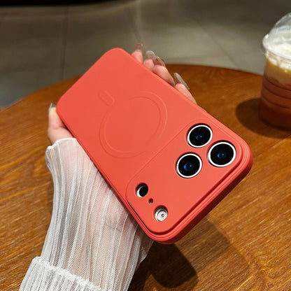 Flexible Magnetic Silicone iPhone 17 Case