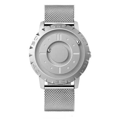 Unique Magnetic Sphere Leather Watch