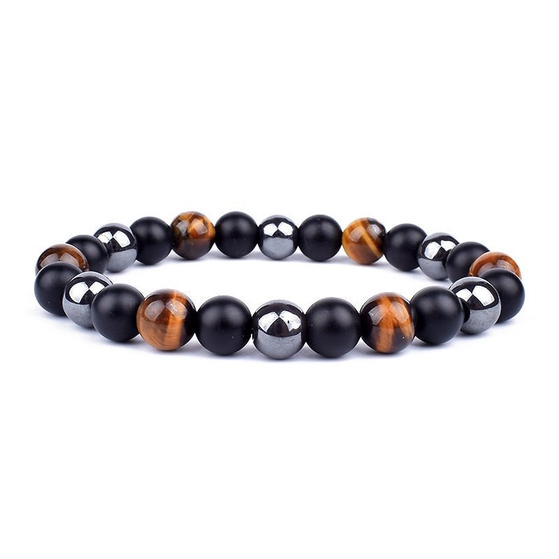 Stylish Magnetic Black Stone Bracelet