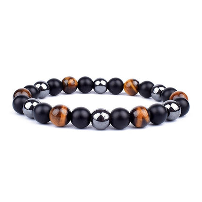 Stylish Magnetic Black Stone Bracelet