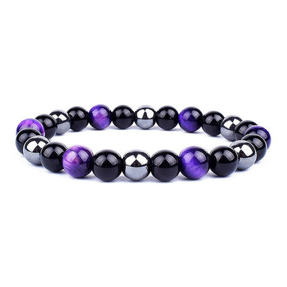 Stylish Magnetic Black Stone Bracelet