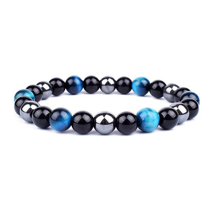 Stylish Magnetic Black Stone Bracelet