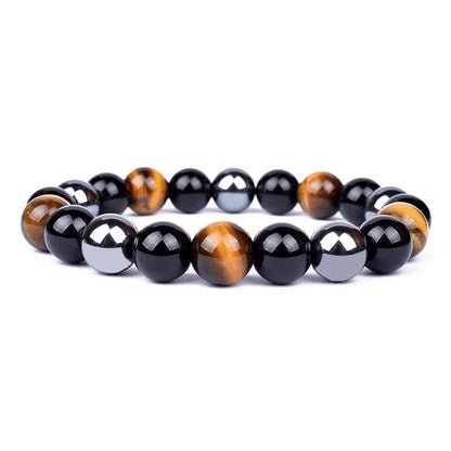 Stylish Magnetic Black Stone Bracelet