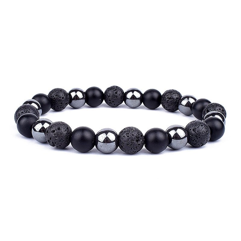 Stylish Magnetic Black Stone Bracelet