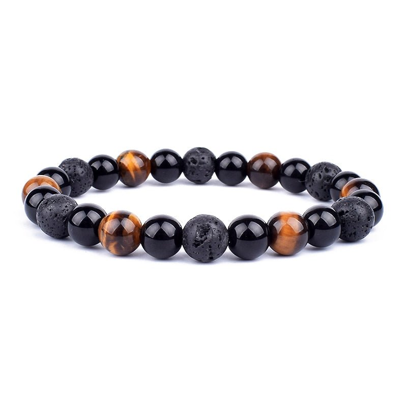 Stylish Magnetic Black Stone Bracelet