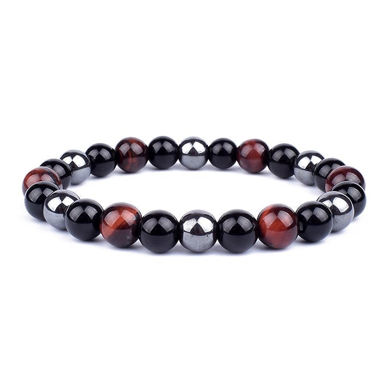 Stylish Magnetic Black Stone Bracelet