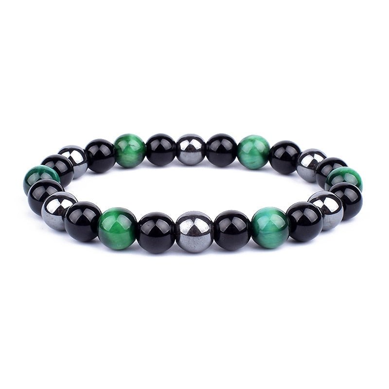 Stylish Magnetic Black Stone Bracelet