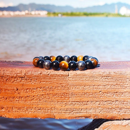 Stylish Magnetic Black Stone Bracelet