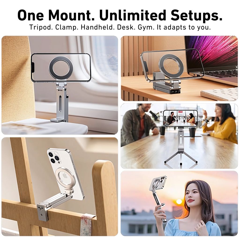 Strong Phone Stand with Metal Base