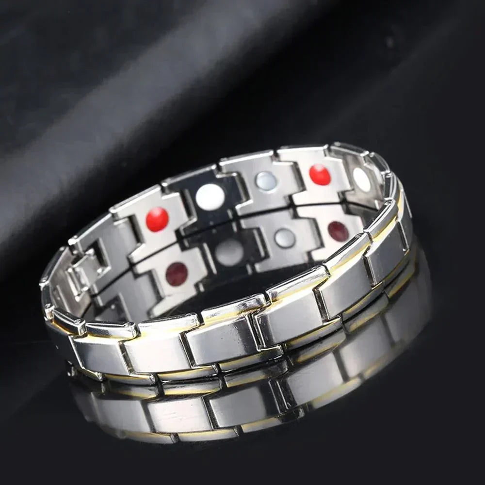 Simple Adjustable Magnetic Wristband for Men Women