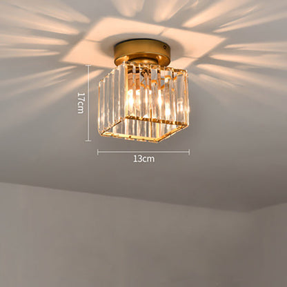 Luxurious Sparkling Crystal Ceiling Light