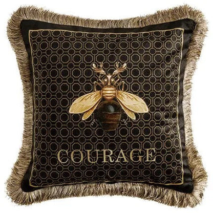 Affordable Gold Pillowcase with Bee Pattern