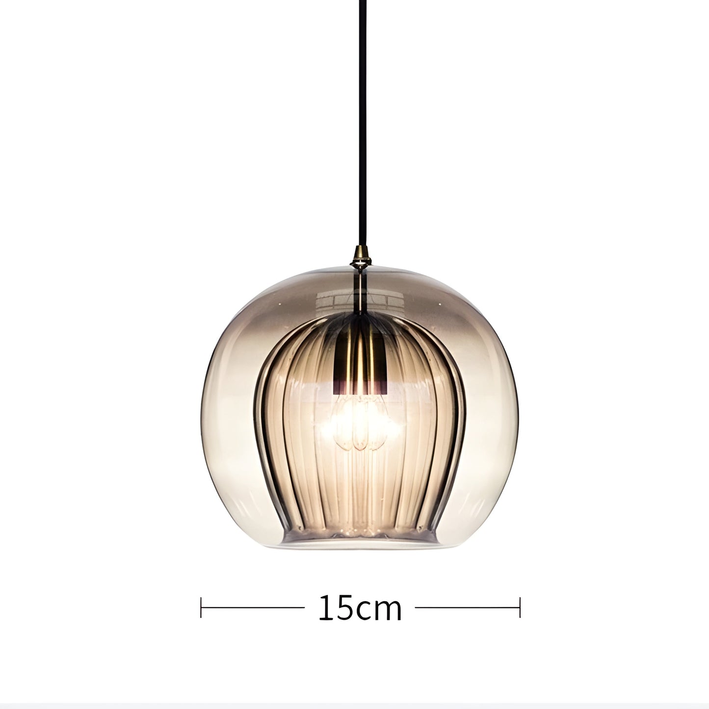 Elegant Glass Drop Pendant Lamp