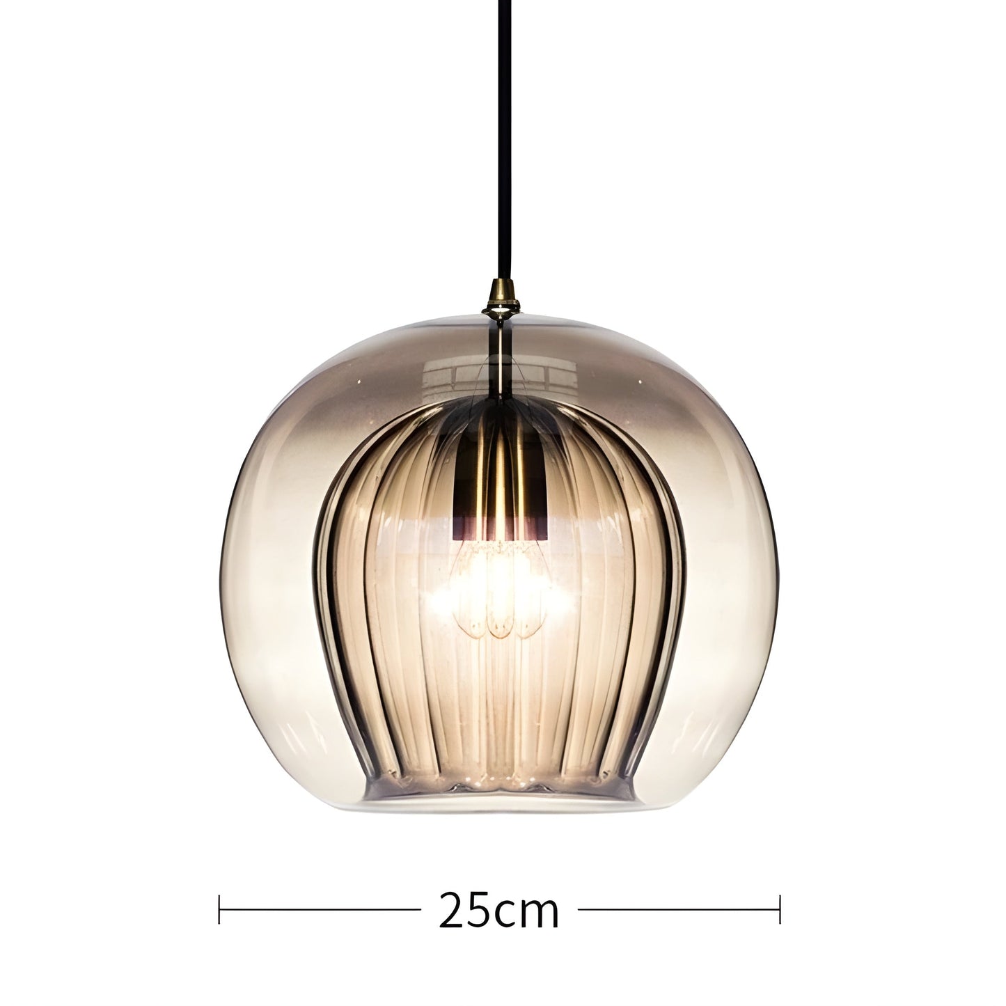 Elegant Glass Drop Pendant Lamp