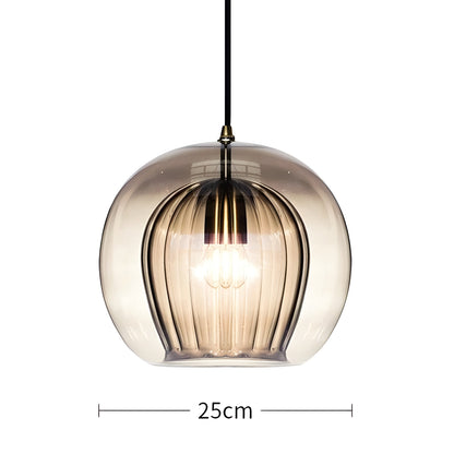 Elegant Glass Drop Pendant Lamp