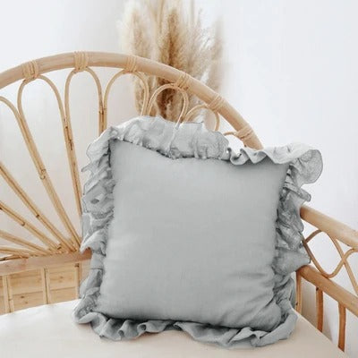 Soft Ruffled Pillow Cover