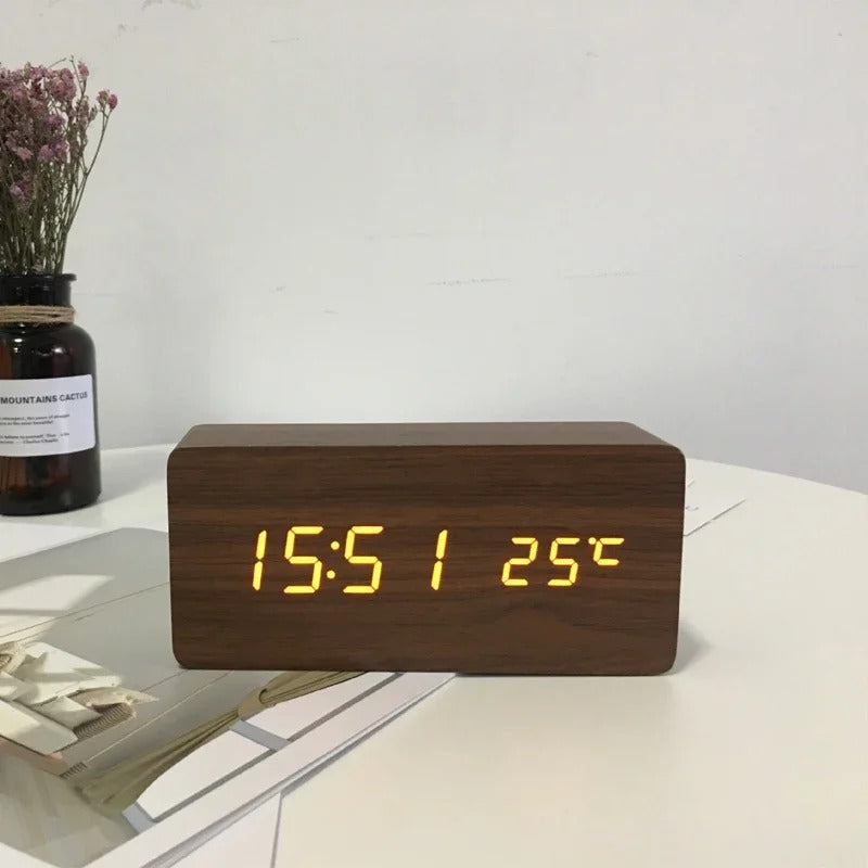 Simple Wooden LED Wrist Watch - Cofik