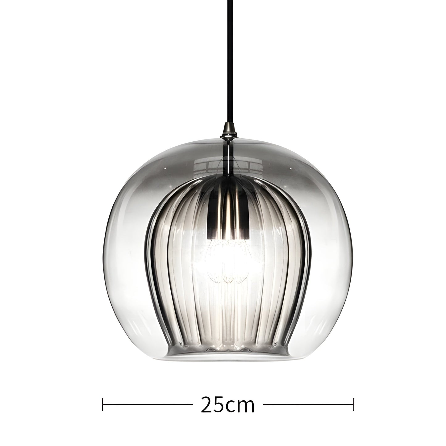 Elegant Glass Drop Pendant Lamp
