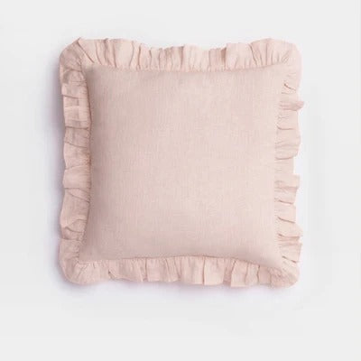 Soft Ruffled Pillow Cover